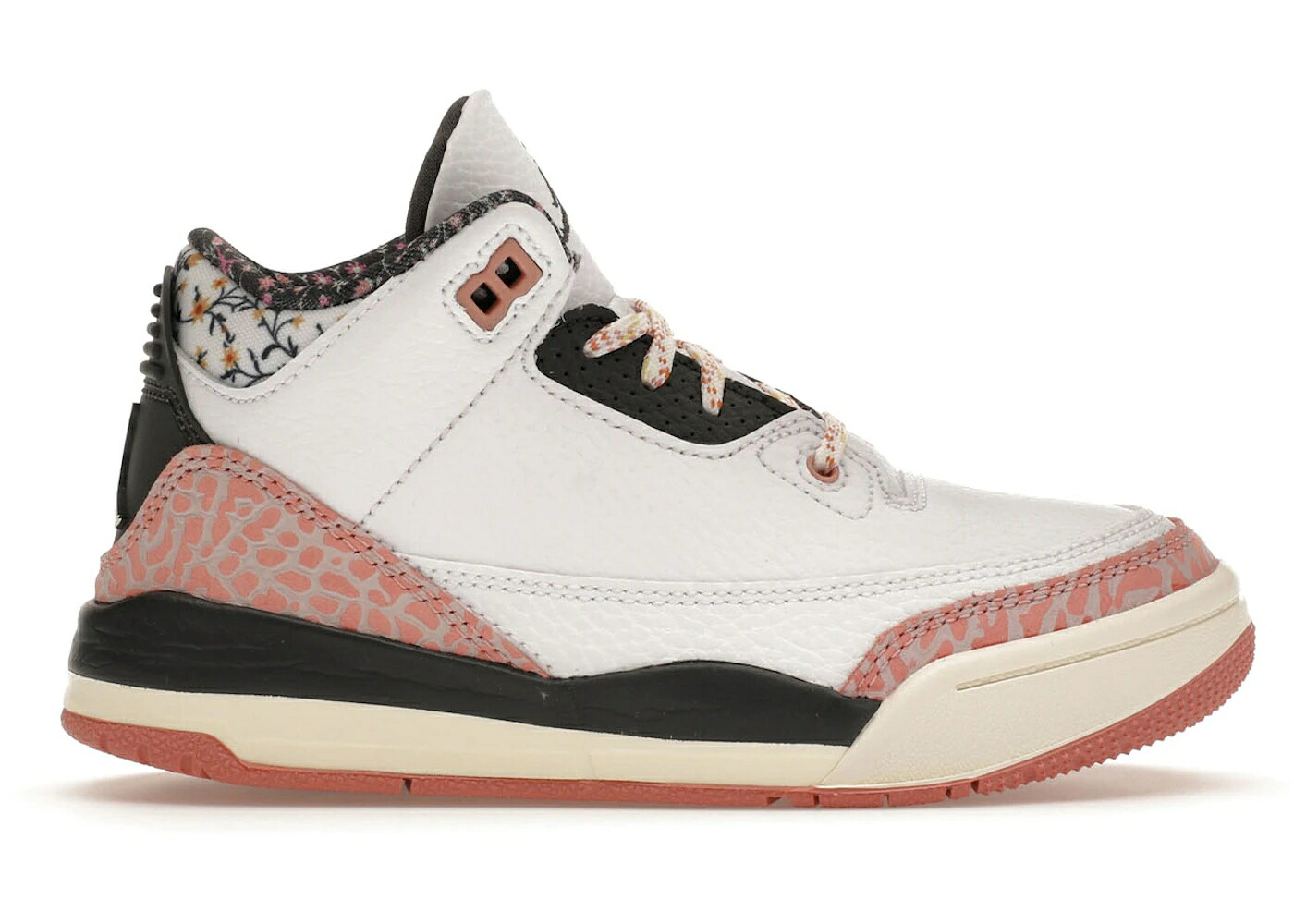 ナイキ ジョーダン 赤 レッド 白色 ホワイト ジュニア キッズ JORDAN 3 RETRO RED STARDUST (PS) / WHITE ANTHRACITE RED STARDUST ベビー マタニティ スニーカー｜スニケス