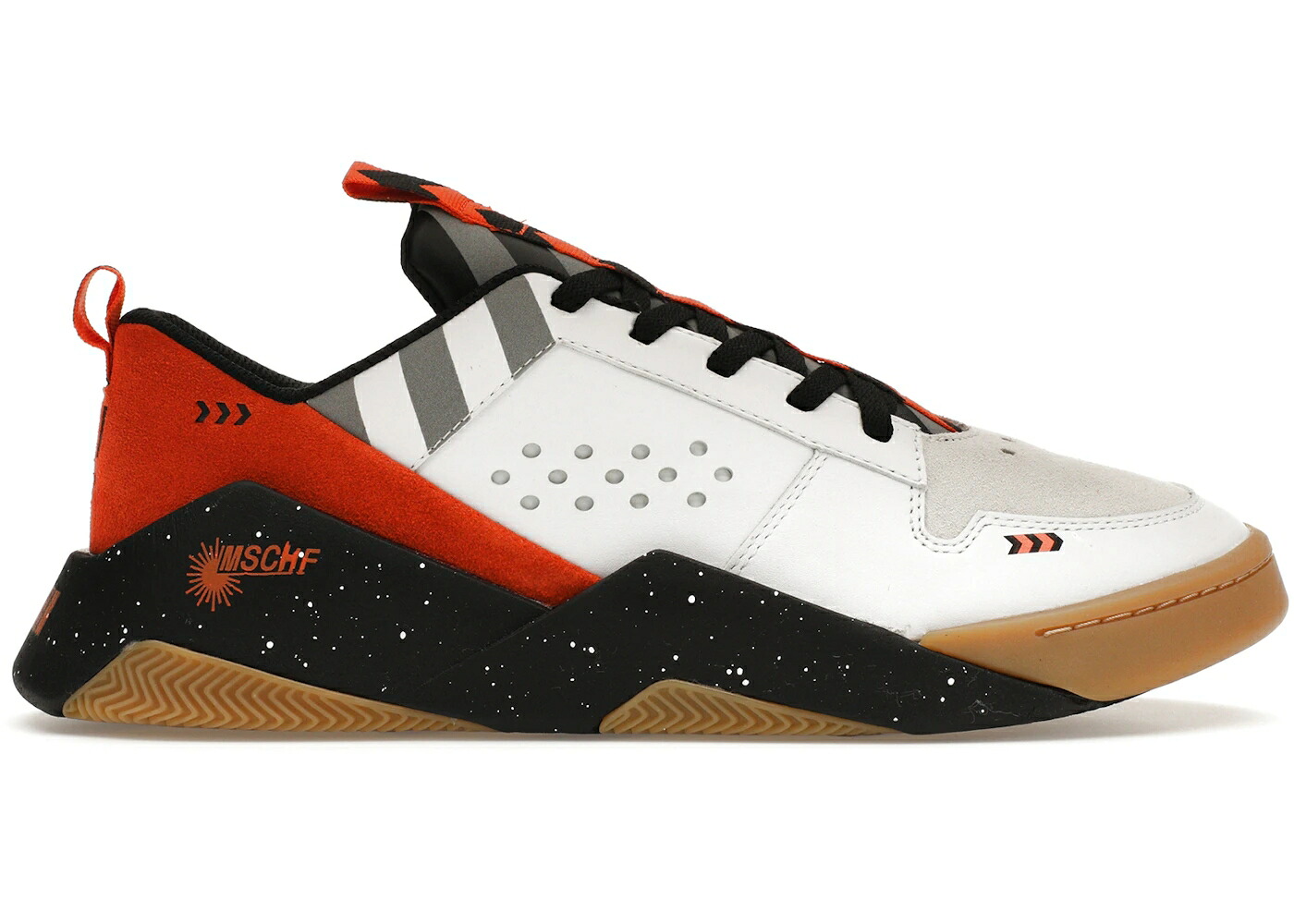 白色 ホワイト 橙 オレンジ 黒色 ブラック スニーカー メンズ MSCHF FWD SHOE / WHITE ORANGE BLACK｜スニケス 63,250円