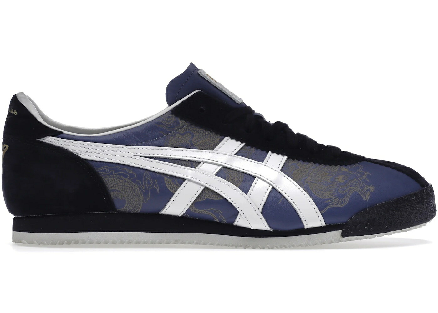 アシックス ベイト 紺色 ネイビー 白色 ホワイト オニツカタイガー スニーカー メンズ ASICS ONITSUKA TIGER CORSAIR BAIT BRUCE LEE / NAVY WHITE