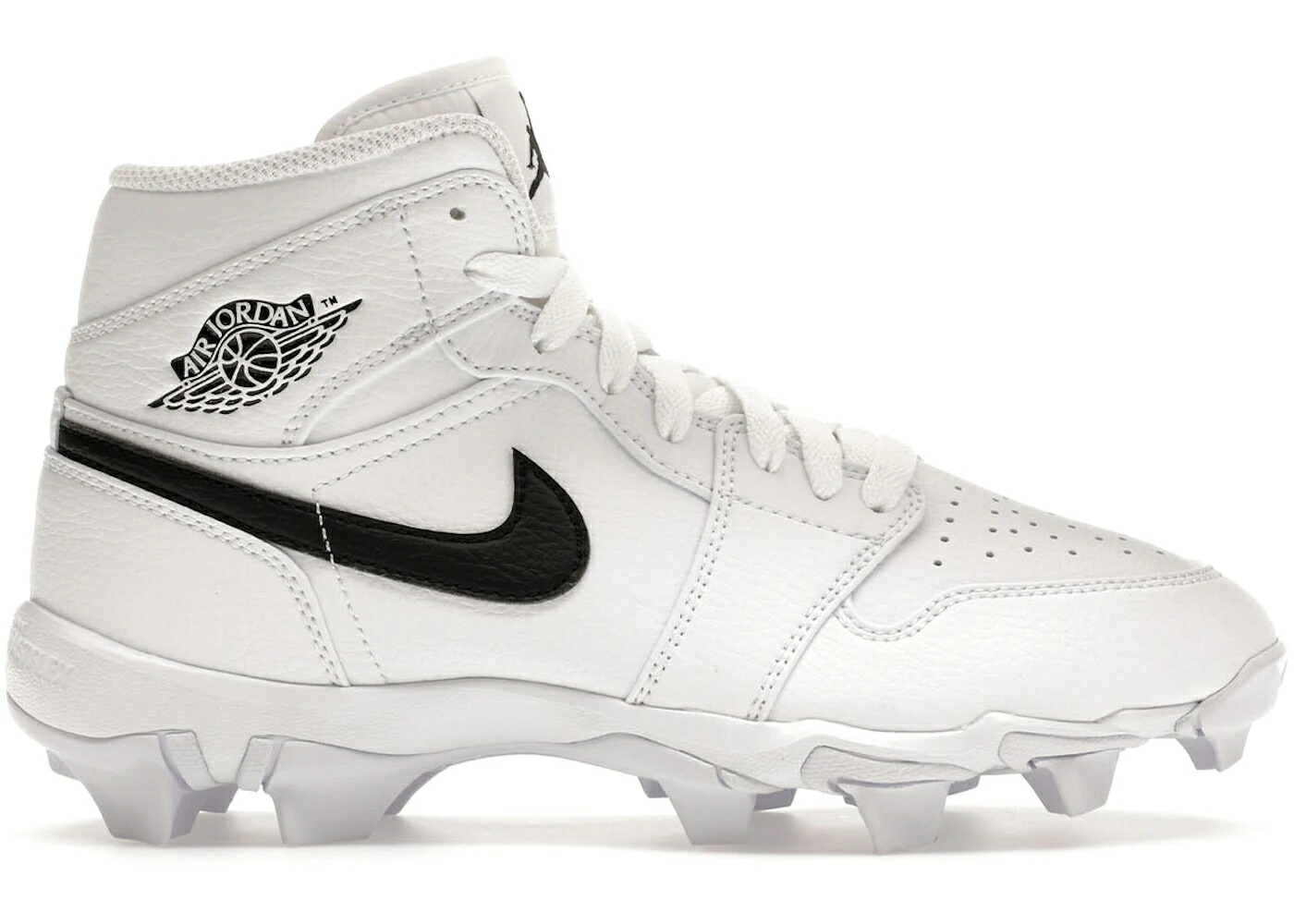 ナイキ ジョーダン ミッド 白いこと 白いこと 黒いこと 黒いこと 御坊っちゃん キッズ JORDAN 1 MID CLEAT WHITE BLACK (GS) / WHITE BLACK BLACK もの言う花 マタニティ スニーカー