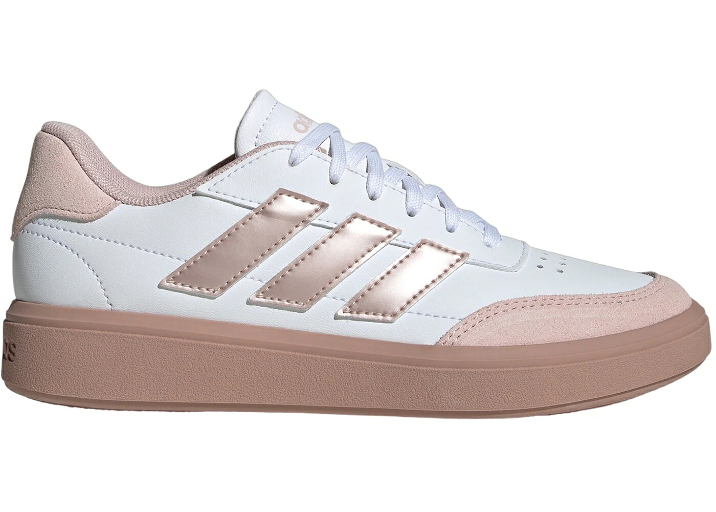 アディダス 白いこと 白いこと サクラ色 MET. 御坊っちゃん キッズ ADIDAS COURTBLOCK CLOUD WHITE SANDY PINK (GS) / CLOUD WHITE SANDY PINK MET. もの言う花 マタニティ スニーカー