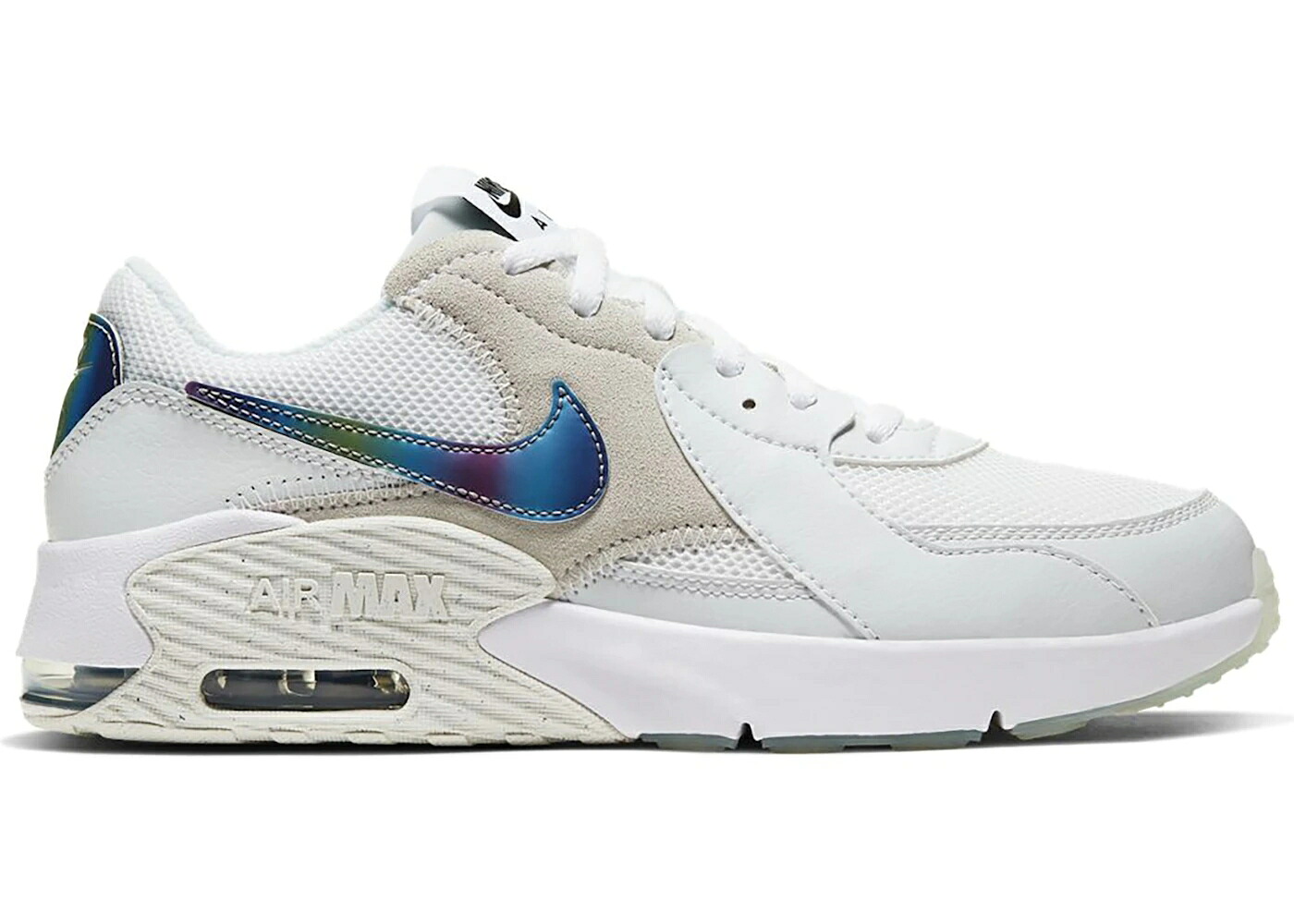 ナイキ マックス バブル 白色 ホワイト プラチナム 黒色 ブラック エアマックス ジュニア キッズ NIKE AIR MAX EXCEE BUBBLE PACK WHITE (GS) / SUMMIT WHITE PLATINUM TINT BLACK ベビー マタニティ スニーカ｜スニケス