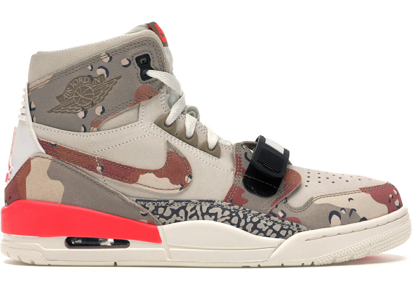 ナイキ ジョーダン レガシー 間鴨柄 スニーカー メンズ JORDAN LEGACY 312 DESERT CAMO / SAIL DESERT CAMO INFRARED 23