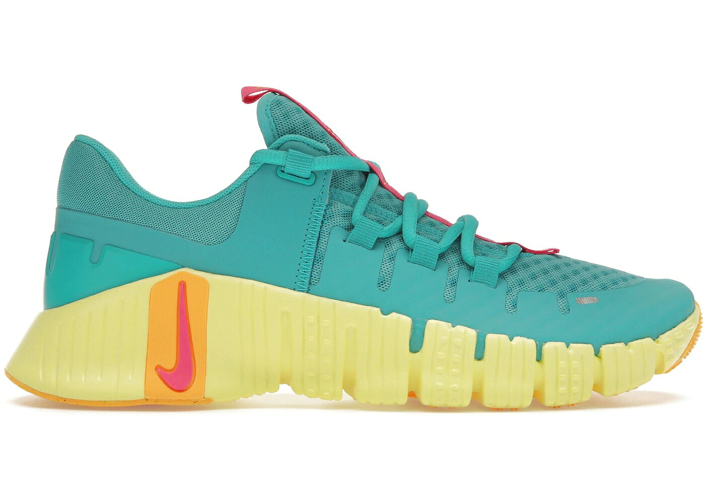 ナイキ 無償性 サクラ色 青碧 青碧 レーザ スニーカー メンズ NIKE FREE METCON 5 DUSTY CACTUS FIERCE PINK / DUSTY CACTUS GLACIER BLUE LASER