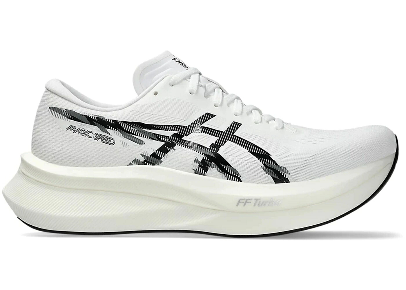 アシックス マジック スピード 白色 ホワイト 黒色 ブラック スニーカー メンズ ASICS MAGIC SPEED 4 WHITE BLACK / WHITE BLACK