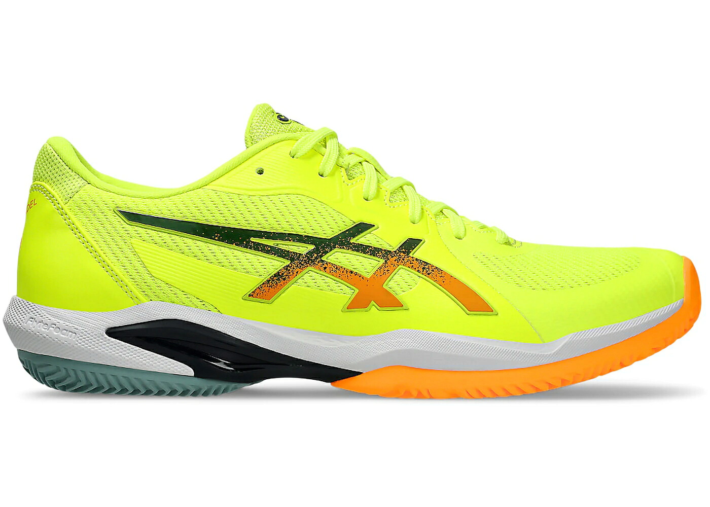 アシックス 黄味がかった 黄み 闘技場 橙 オレンジ色 スニーカー メンズ ASICS SOLUTION SWIFT FF 2 PADEL SAFETY YELLOW STADIUM ORANGE / SAFETY YELLOW STADIUM ORANGE
