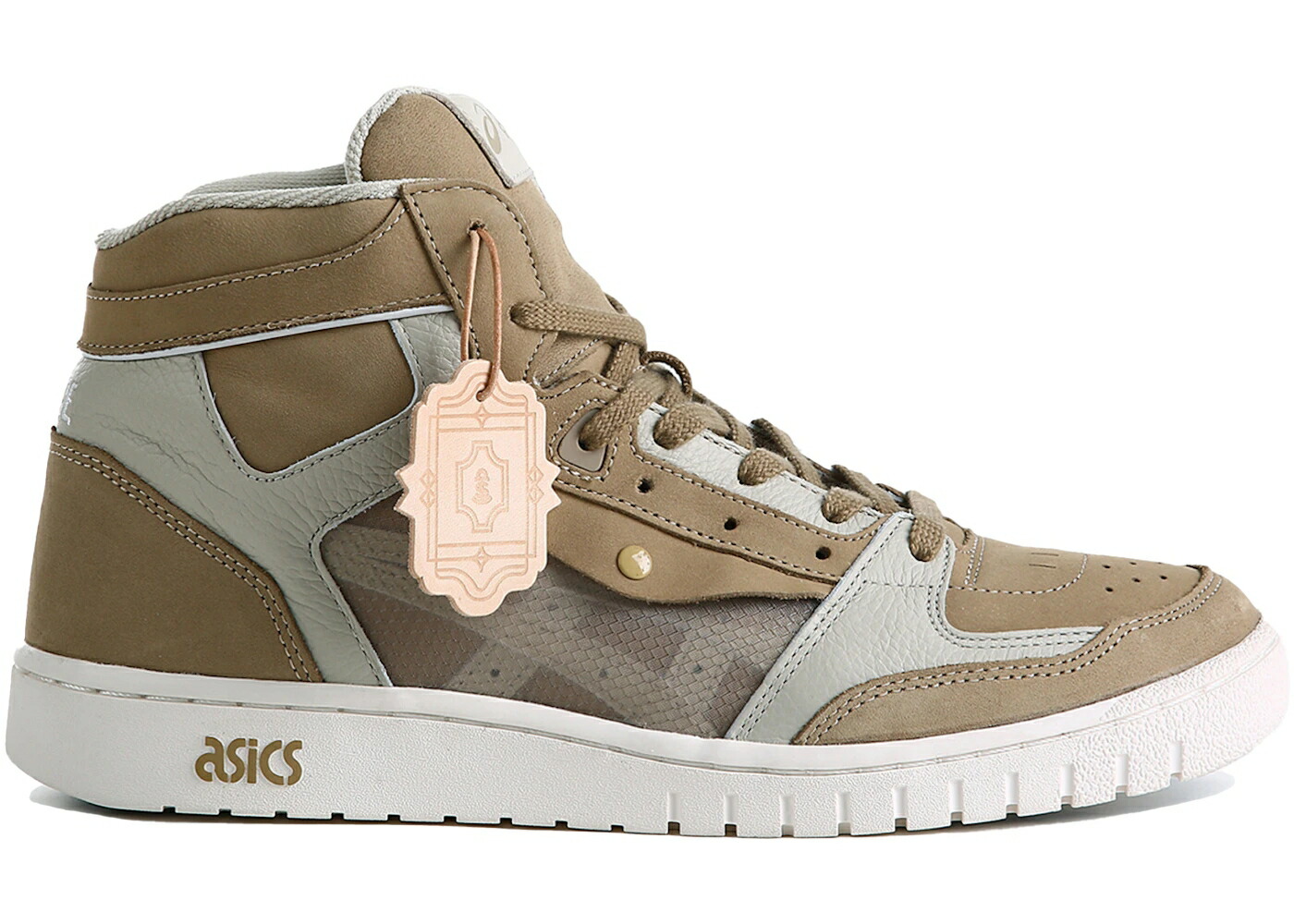 アシックス 厚地の外套 駱駝 薄墨色 薄墨色 白いこと 白いこと スニーカー メンズ ASICS COURT ALPHA-L COSTS F/CE CAMEL / CAMEL GREY WHITE