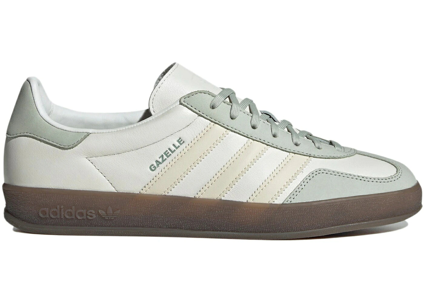 アディダス ガゼル 白色 ホワイト コア スニーカー メンズ ADIDAS GAZELLE INDOOR MINT WONDER WHITE / WHITE CORE WHITE WONDER WHITE|スニケス
