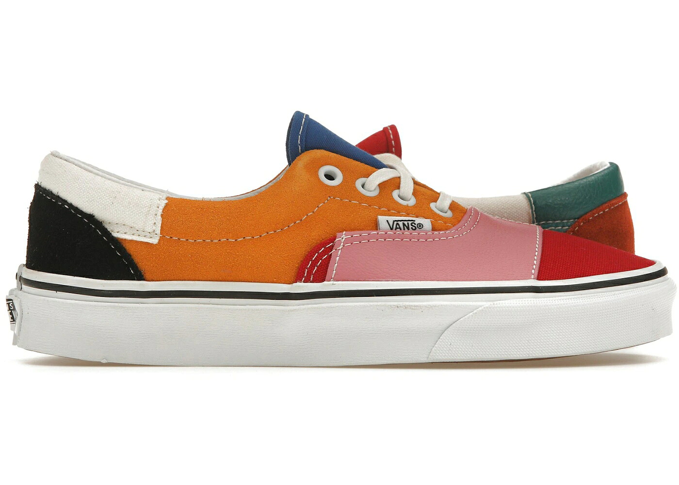 ヴァンズ バンズ 白色 ホワイト スニーカー メンズ VANS ERA PATCHWORK / MULTI TRUE WHITE