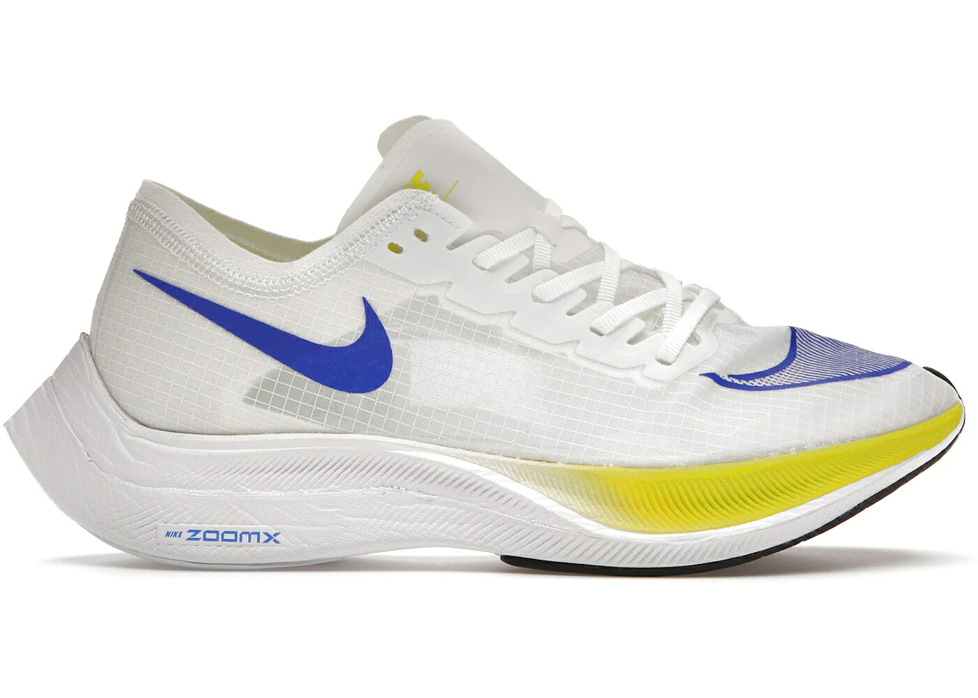 ナイキ 白色 ホワイト 青色 ブルー 黒色 ブラック NEXT% スニーカー メンズ NIKE ZOOMX VAPORFLY EKIDEN WHITE RACER BLUE / WHITE RACER BLUE CYBER BLACK|スニケス