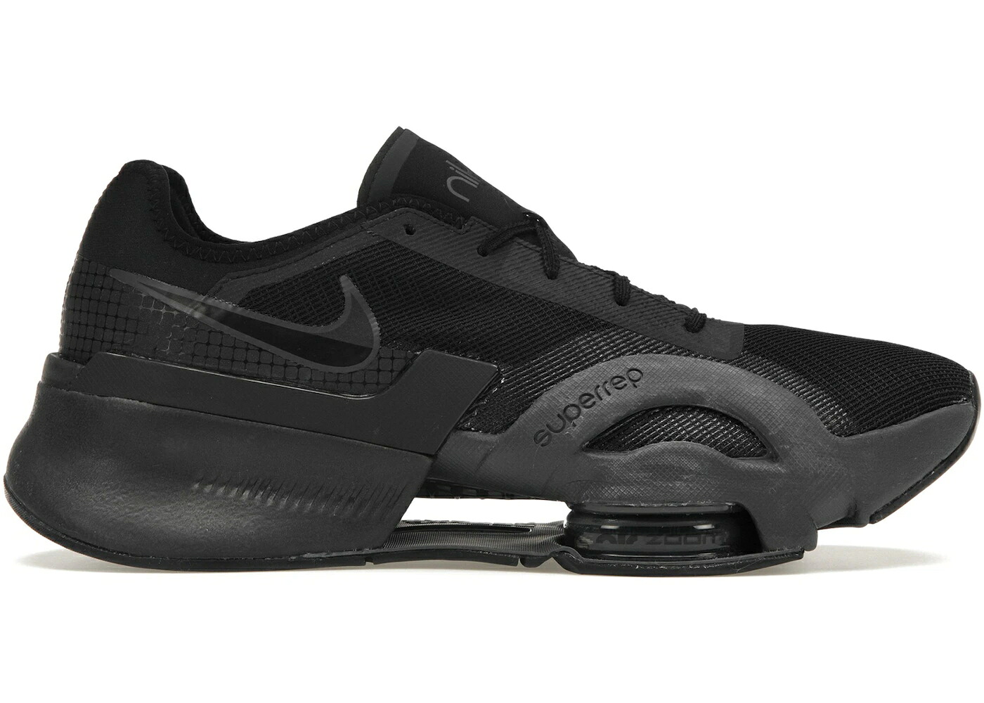 ナイキ ズーム 黒色 ブラック スニーカー メンズ NIKE AIR ZOOM SUPERREP 3 BLACK /