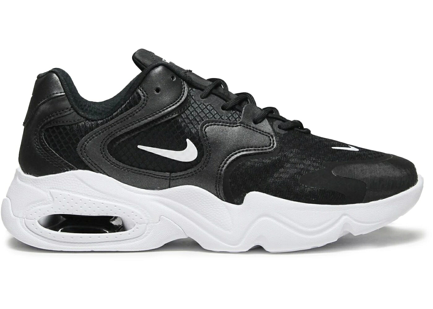 ナイキ マックス 黒色 ブラック 白色 ホワイト エアマックス WOMEN'S スニーカー レディース NIKE AIR MAX 2X BLACK WHITE (WOMEN'S) / BLACK BLACK WHITE