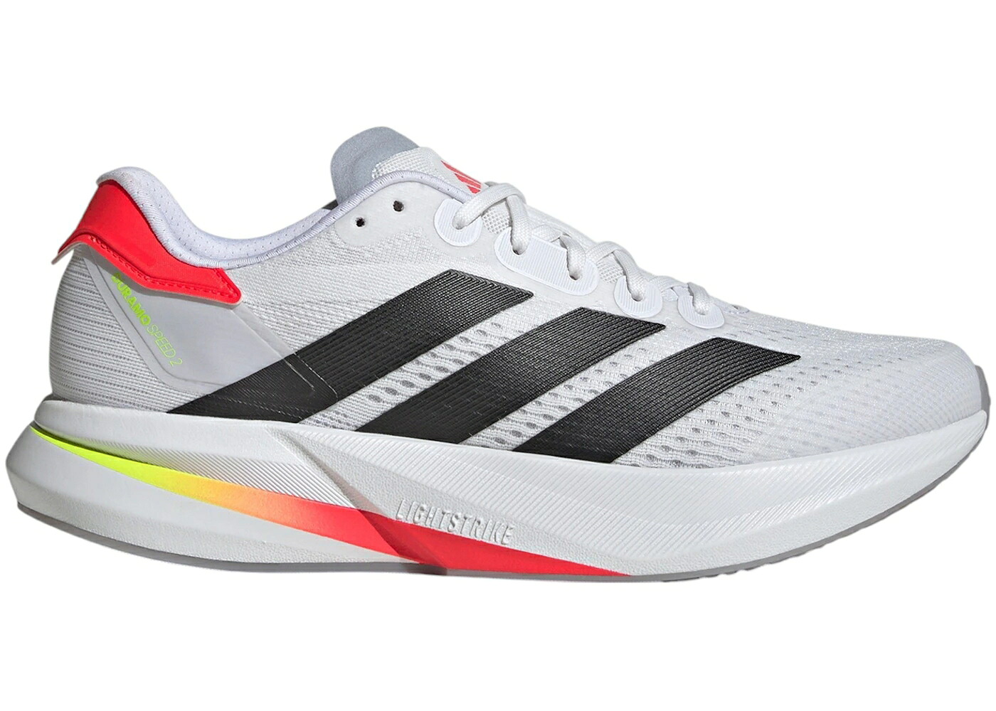 アディダス スピード 白色 ホワイト コア 黒色 ブラック 赤 レッド スニーカー メンズ ADIDAS DURAMO SPEED CLOUD WHITE CORE BLACK LUCID RED / CLOUD WHITE CORE BLACK LUCID RED