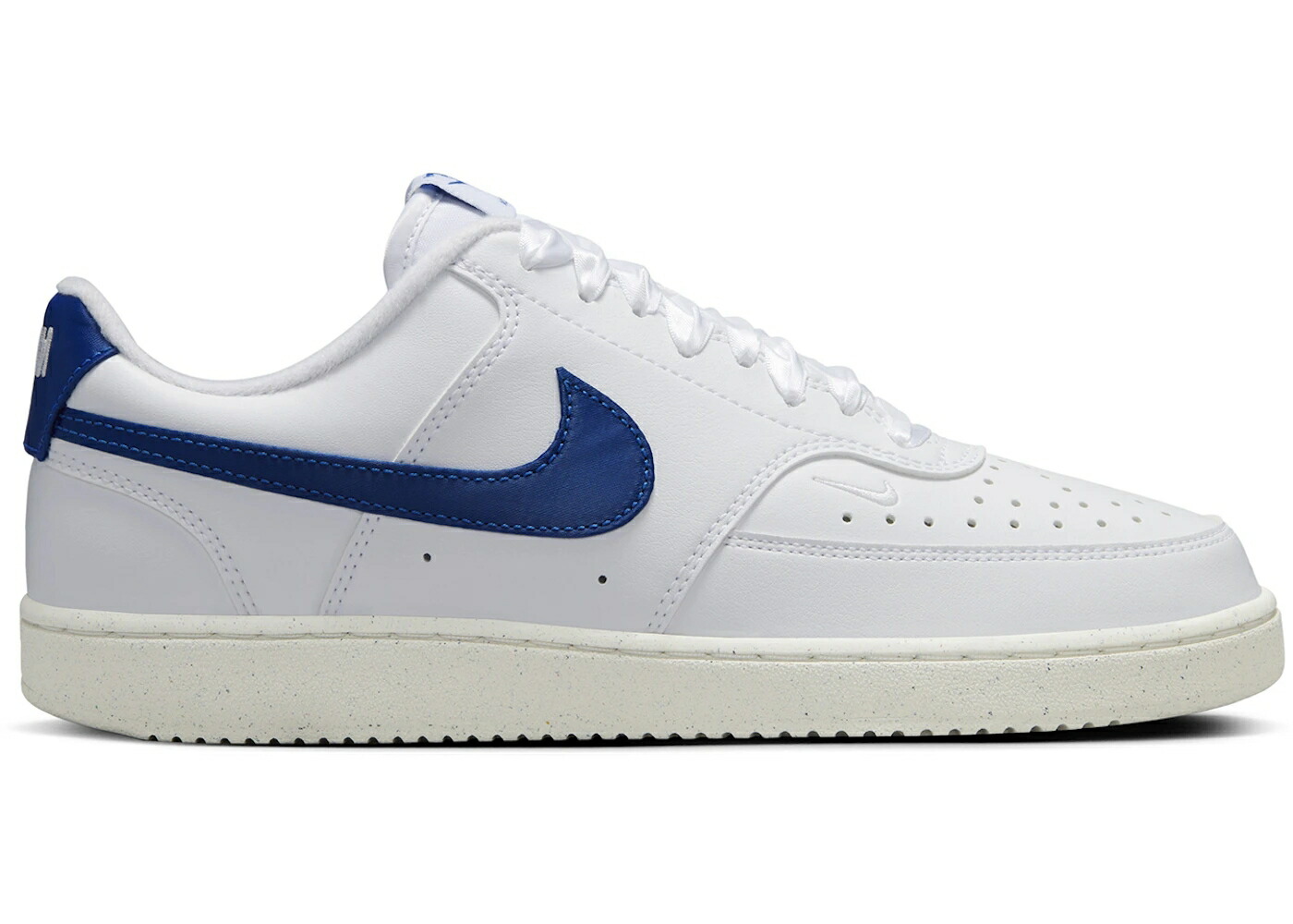 ナイキ コート 白色 ホワイト ゲーム ゲームロイヤル 青 ブルー WOMEN'S スニーカー レディース NIKE COURT VISION LOW NEXT NATURE WHITE SAIL GAME ROYAL (WOMEN'S) / WHITE SAIL GAME ROYAL