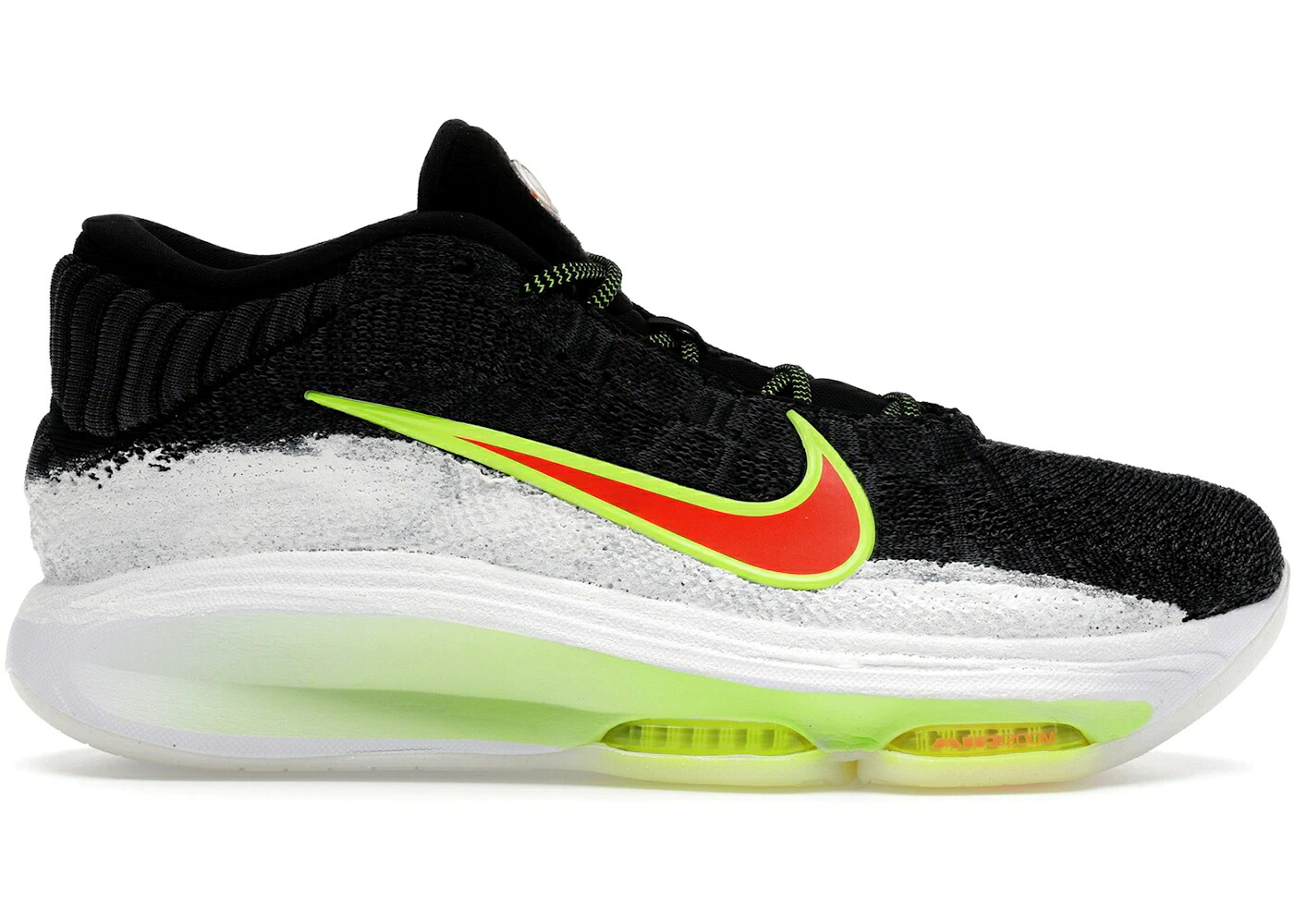 ナイキ ズーム クリスマス 黒色 ブラック クリムゾン 白色 ホワイト スニーカー メンズ NIKE AIR ZOOM GT HUSTLE 3 VICTOR WEMBANYAMA CHRISTMAS / BLACK BRIGHT CRIMSON VOLT WHITE｜スニケス