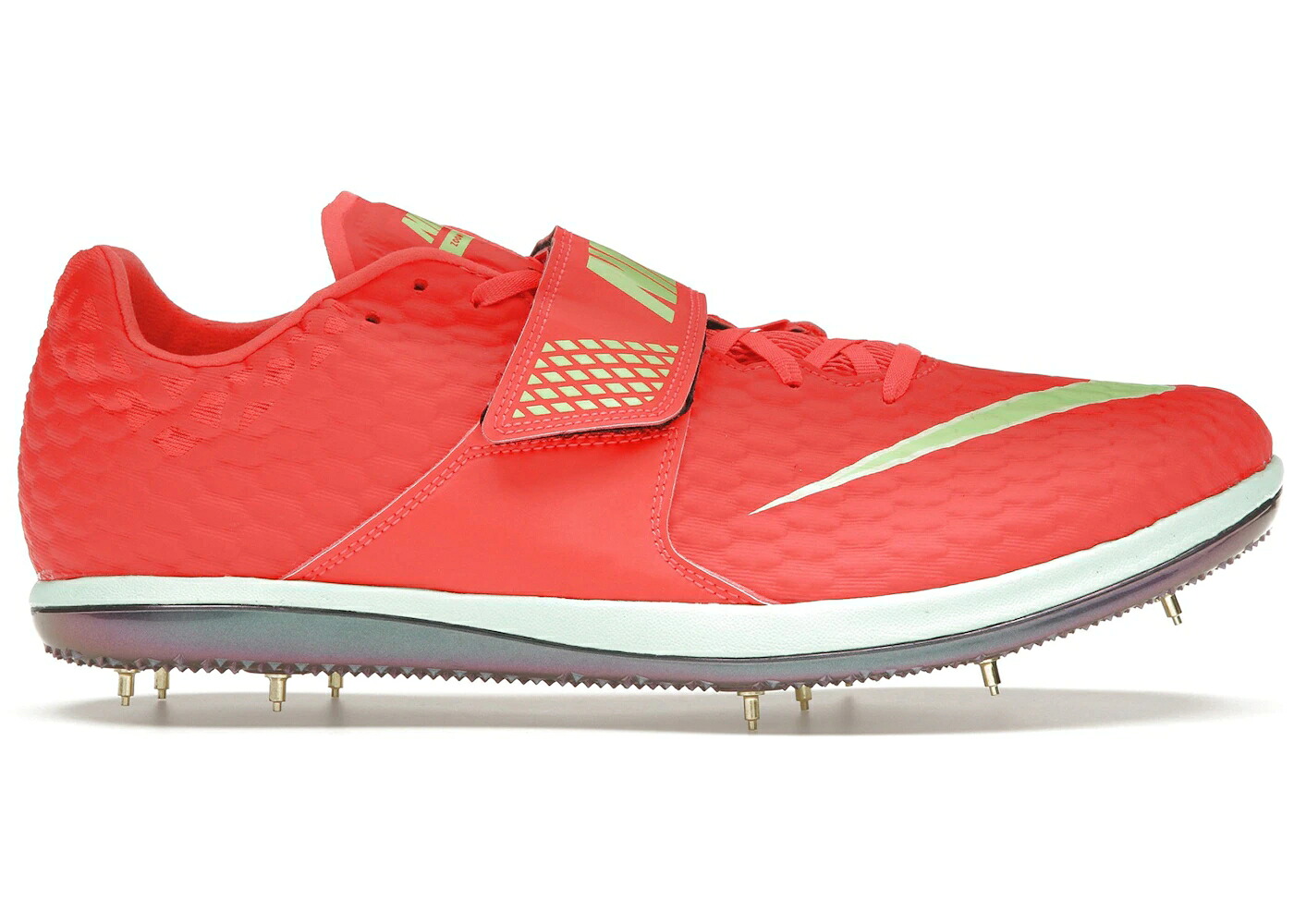 ナイキ ご機嫌 エリート クリムゾン 橙 オレンジ色 菩提樹 ブラジャー同盟罷業 スニーカー メンズ NIKE HIGH JUMP ELITE BRIGHT CRIMSON HYPER ORANGE LIME BLAST WASHED CORAL / BRIGHT CRIMSON HYPER ORANGE LIME
