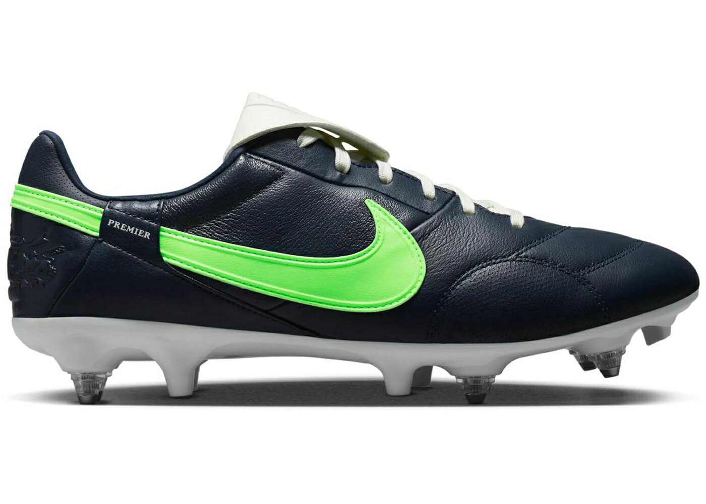 ナイキ プレミアム 緑 グリーン スニーカー メンズ NIKE PREMIER 3 SG-PRO ANTI-CLOG TRACTION OBSIDIAN RAGE GREEN / OBSIDIAN SAIL RAGE GREEN|スニケス