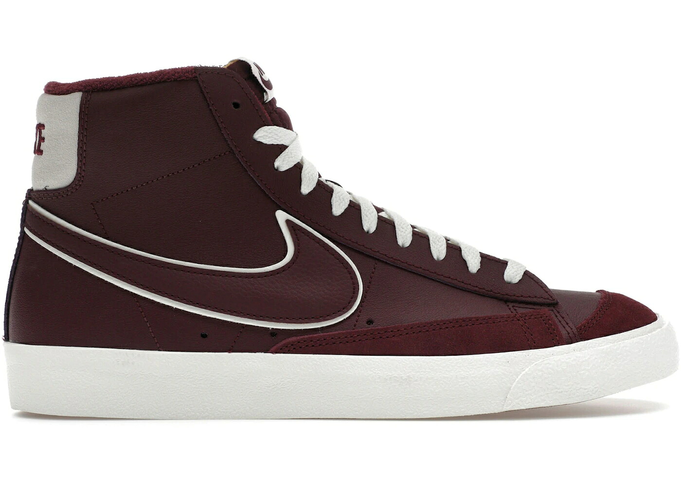 ナイキ ブレイザー ミッド プレミアム ナイト マルーン スニーカー メンズ NIKE BLAZER MID 77 PREMIUM NIGHT MAROON / NIGHT MAROON NIGHT MAROON SAIL