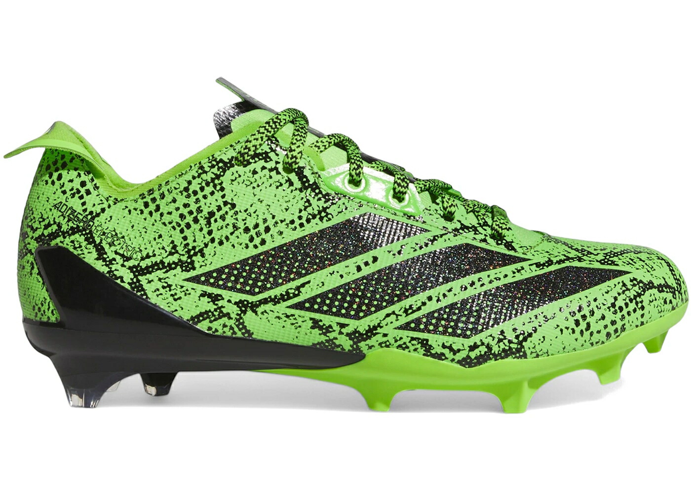 アディダス アディゼロ チーム コア 黒色 ブラック スニーカー メンズ ADIDAS ADIZERO ELECTRIC II 7V7 TEAM SEMI SOL GREEN2 CORE BLACK / TEAM SEMI SOL GREEN2 CORE BLACK