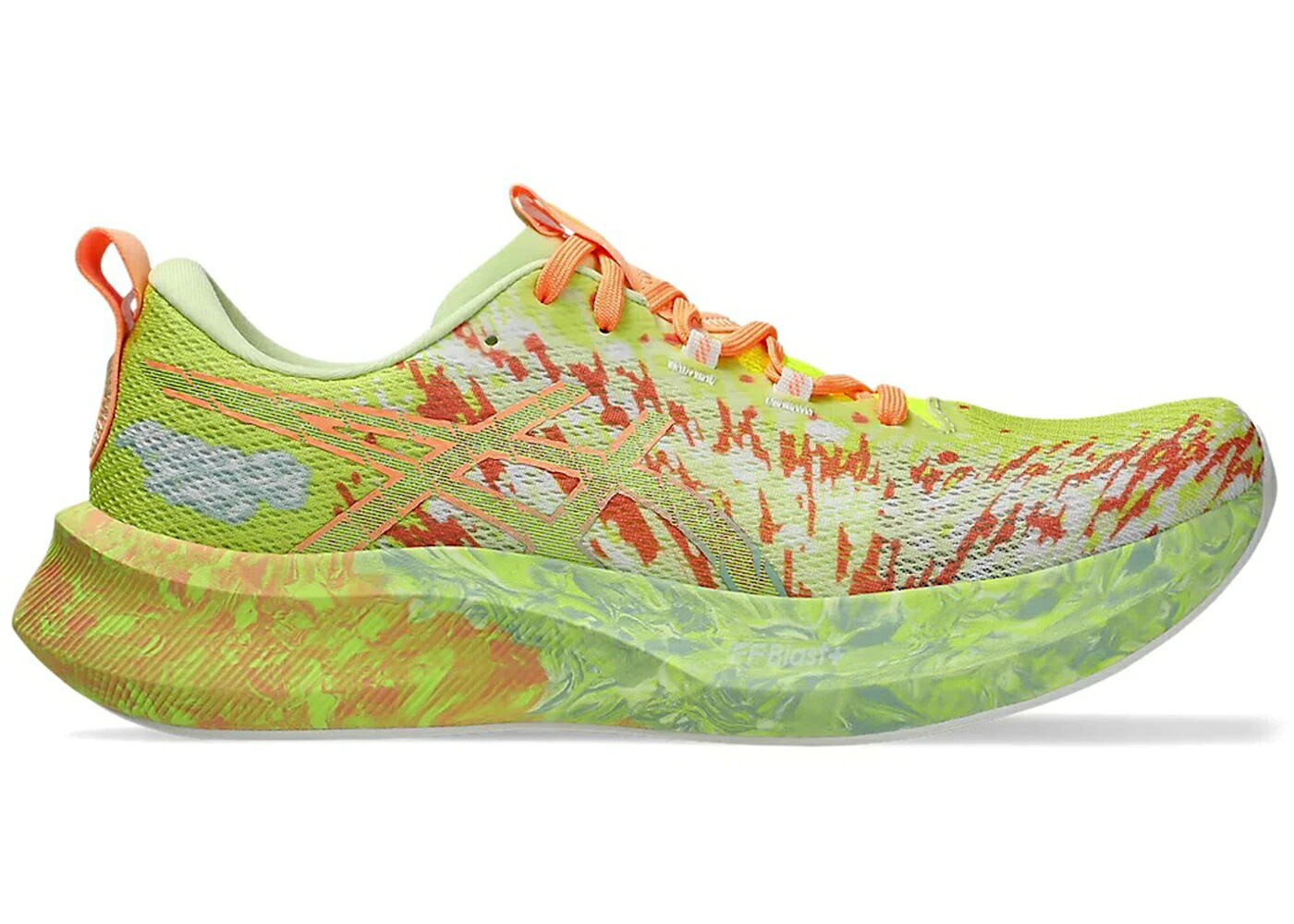 アシックス 黄味がかった 黄色 冷やりとした スニーカー メンズ ASICS NOOSA TRI 16 SAFETY YELLOW COOL MATCHA / SAFETY YELLOW COOL MATCHA