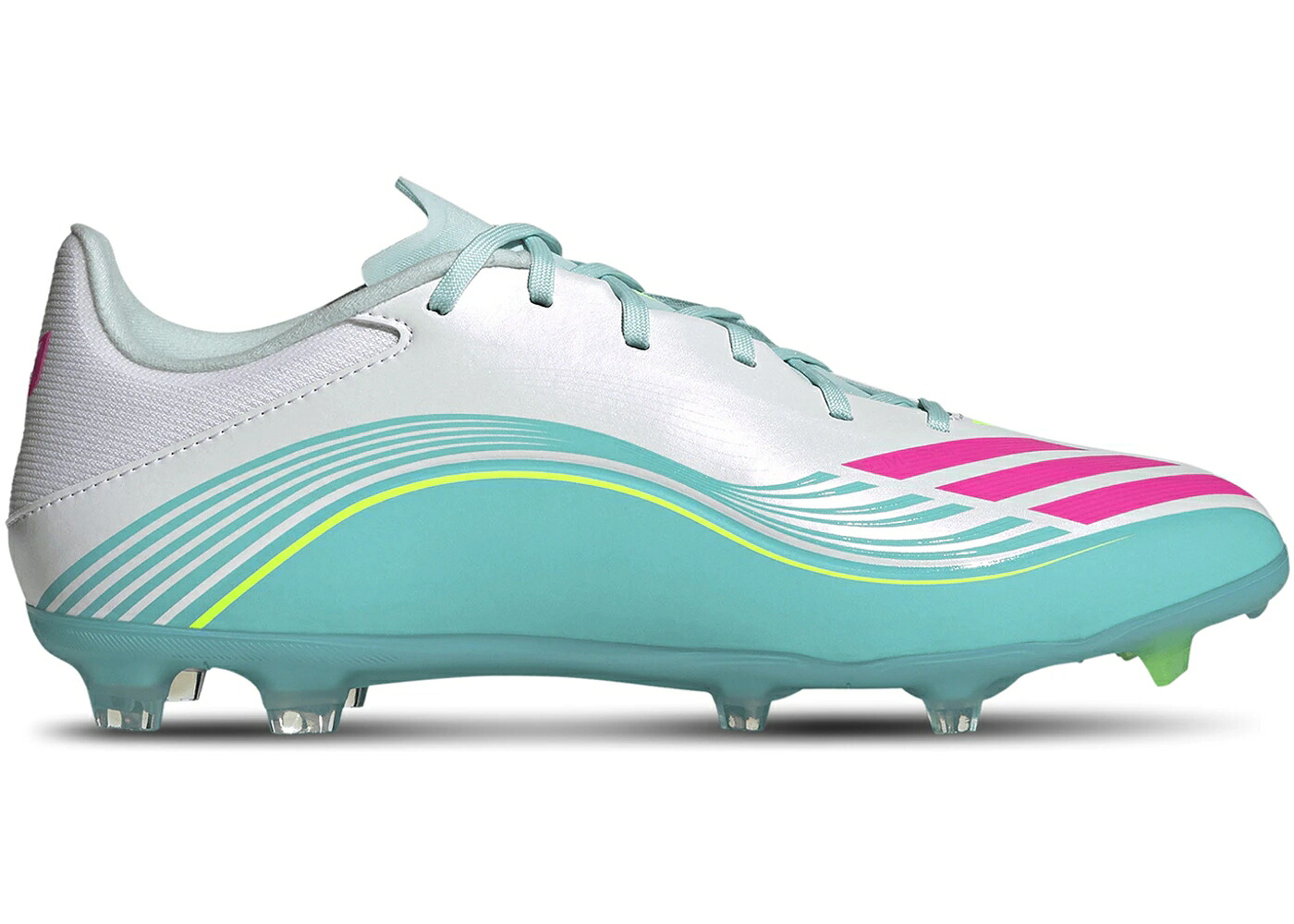 アディダス 白いこと 白いこと サクラ色 スニーカー メンズ ADIDAS F50 LEAGUE FIRM/MULTI-GROUND MESSI AURORA RADIANTE PACK / CLOUD WHITE LUCID PINK FLASH