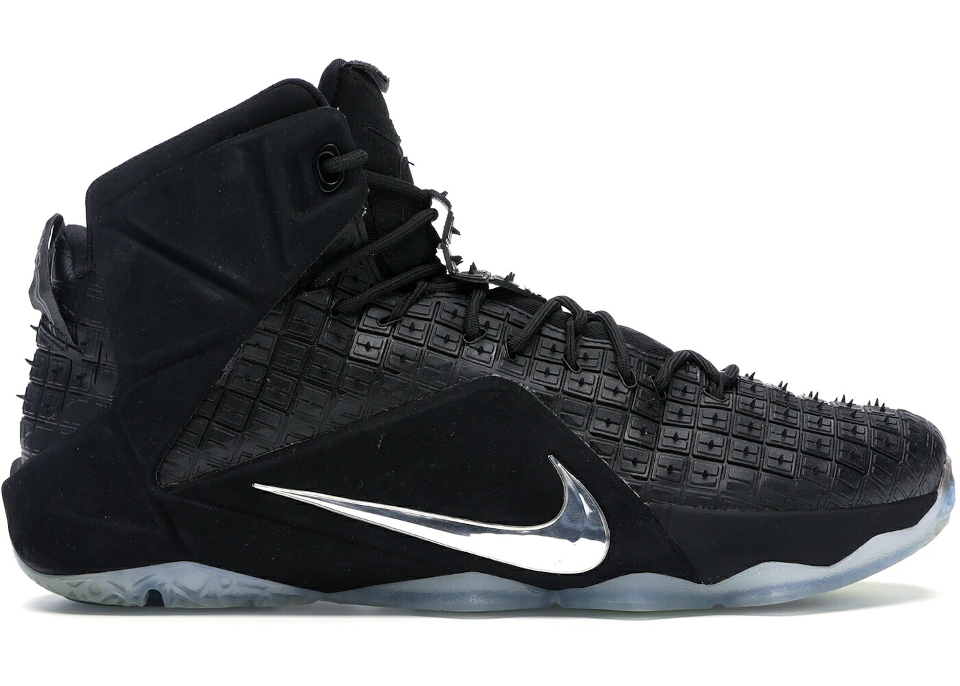 ナイキ レブロン 天然ゴム シティ 黒いこと 黒いこと スニーカー メンズ NIKE LEBRON 12 EXT RUBBER CITY / BLACK CHROME