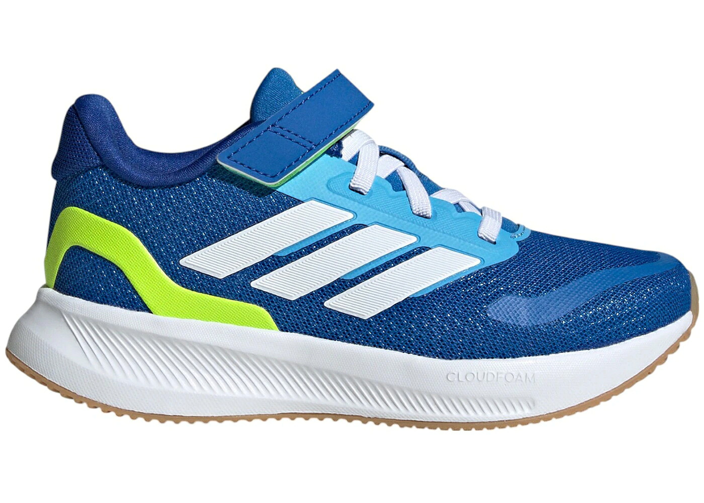 アディダス 白色 ホワイト ジュニア キッズ ADIDAS RUNFALCON 5 BRIGHT ROYAL CLOUD WHITE LUCID LEMON (PS) / BRIGHT ROYAL CLOUD WHITE LUCID ベビー マタニティ スニーカー