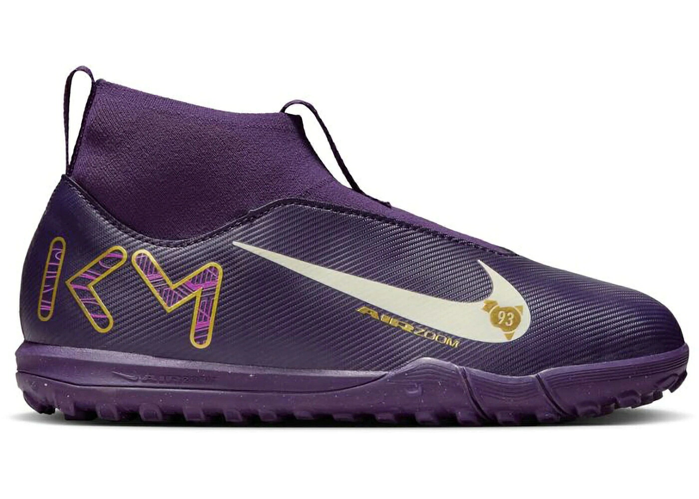 ナイキ ズーム アカデミー グランド 紫 パープル アイボリー ジュニア キッズ NIKE ZOOM MERCURIAL SUPERFLY 10 ACADEMY TF KYLIAN MBAPP GRAND PURPLE (GS) / GRAND PURPLE PALE IVORY ベビー マタニティ スニーカー