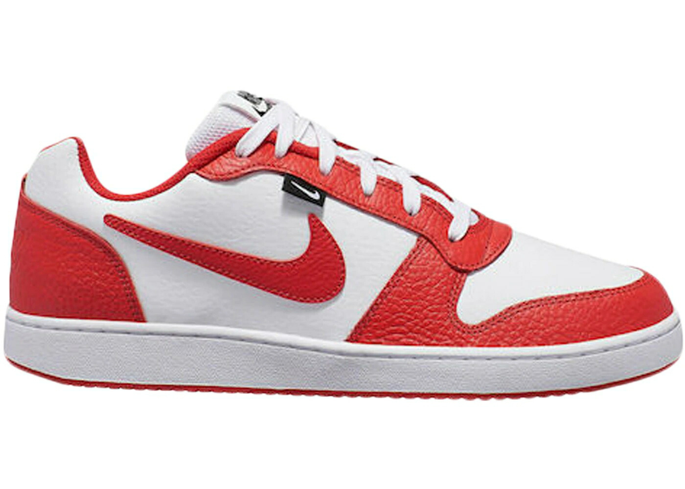 ナイキ 白色 ホワイト 赤 レッド 黒色 ブラック スニーカー メンズ NIKE EBERNON LOW PRM WHITE UNIVERSITY RED BLACK / WHITE UNIVERSITY RED BLACK