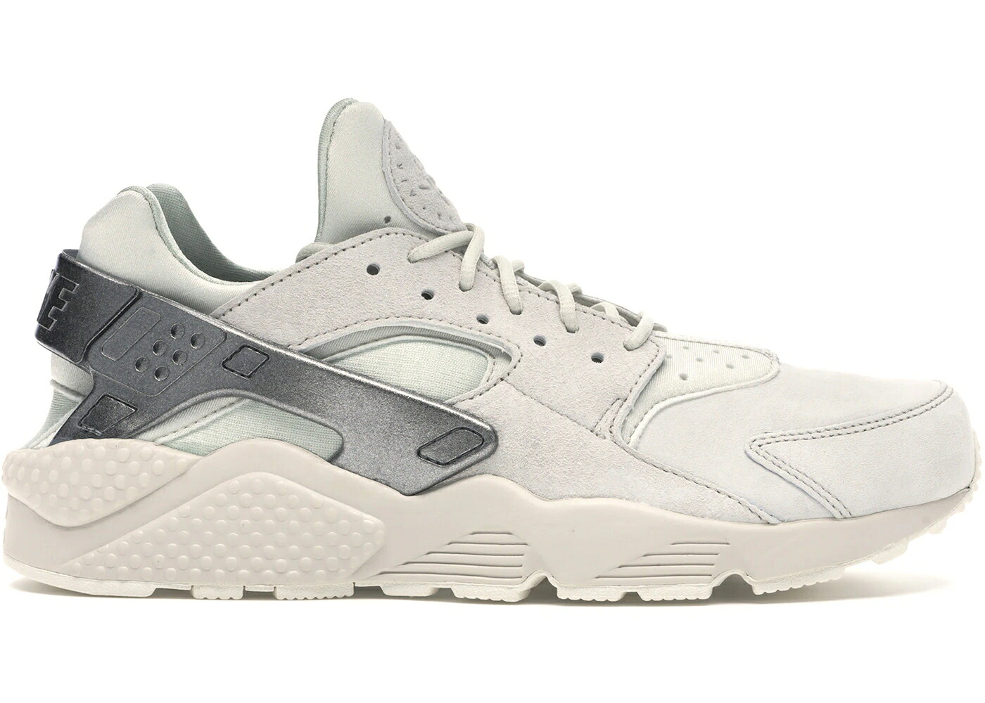 ナイキ ハラチ 幽客 冷やりとした 薄墨色 薄墨色 ハラチラン スニーカー メンズ NIKE AIR HUARACHE RUN PRM LIGHT BONE METALLIC COOL GREY-SAIL / LIGHT BONE METALLIC COOL GREY