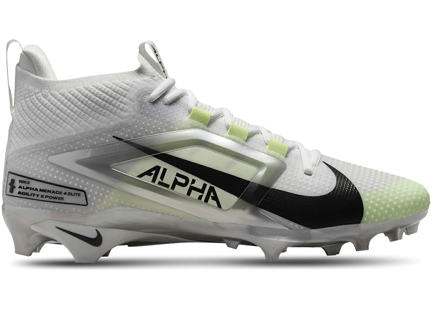 ナイキ アルファ エリート 白色 ホワイト 黒色 ブラック 銀色 シルバー スニーカー メンズ NIKE ALPHA MENACE 4 ELITE WHITE PHOTON DUST BLACK / WHITE METALLIC SILVER PHOTON 28,080円