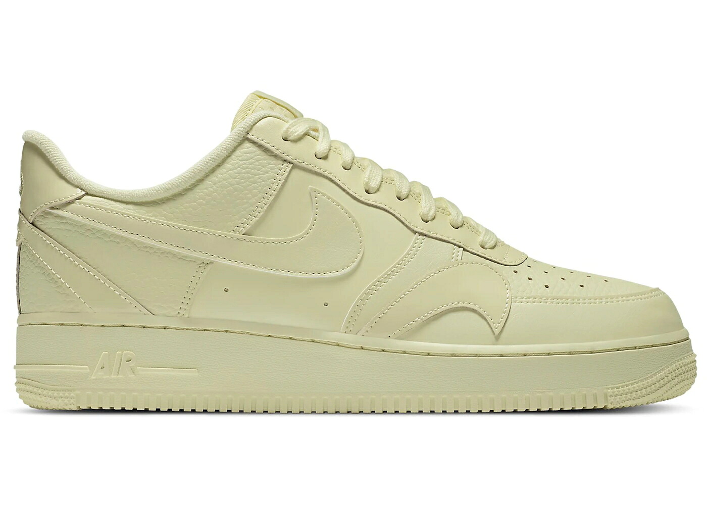 ナイキ 黄味がかった 黄色 空軍 スニーカー メンズ NIKE AIR FORCE 1 LOW MISPLACED SWOOSHES PALE YELLOW / PALE YELLOW PALE YELLOW PALE