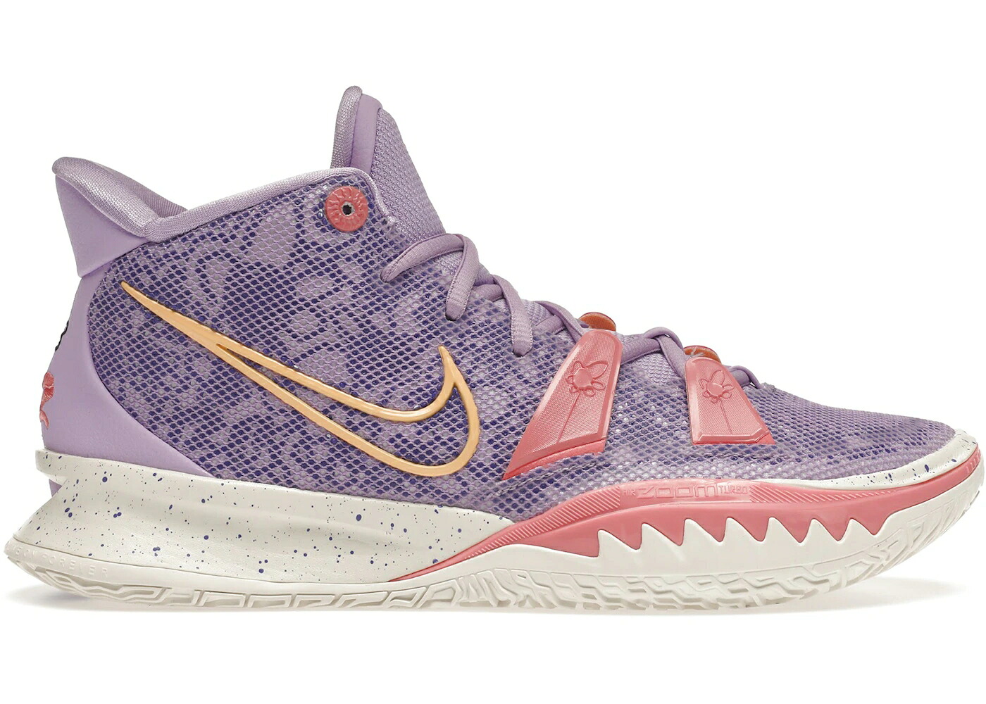 ナイキ カイリー 藍色 インディゴ 張りさける スニーカー メンズ NIKE KYRIE 7 DAUGHTERS AZURIE / LILAC MELON TINT INDIGO BURST