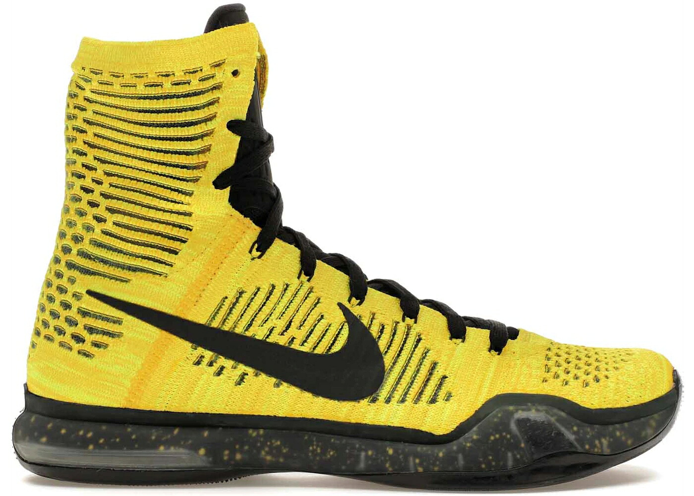 ナイキ コービー エリート ナイト 黄色 イエロー 黒色 ブラック スニーカー メンズ NIKE KOBE 10 ELITE OPENING NIGHT / TOUR YELLOW VOLT BLACK