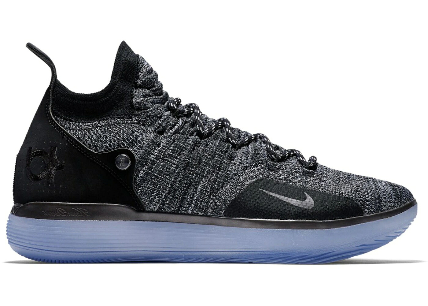 ナイキ 黒色 ブラック 灰色 グレー スニーカー メンズ NIKE KD 11 BLACK GREY / BLACK BLACK