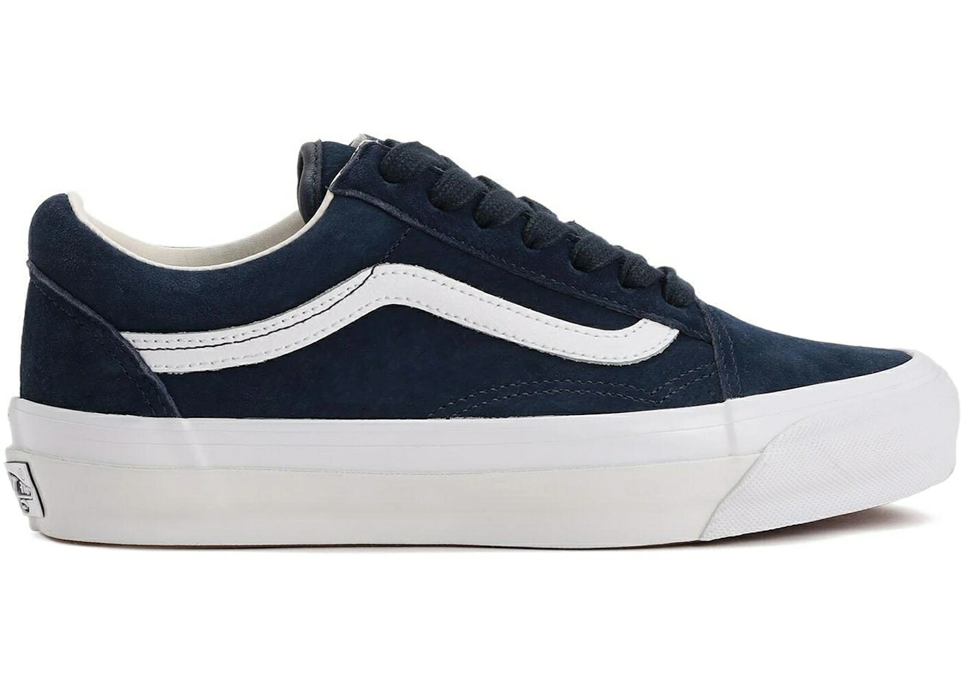 ヴァンズ バンズ 割り増し金 スエードクロス スウェード 青味 青み 年寄りの学院 スニーカー メンズ VANS PREMIUM OLD SKOOL PIG SUEDE BLUE /
