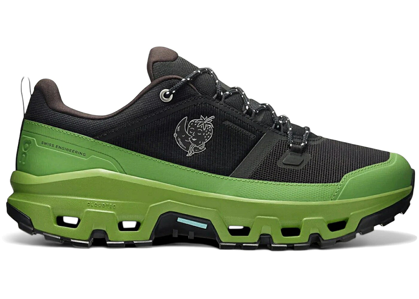 オン スカイ ハイ 黒色 ブラック WOMEN'S スニーカー レディース ON RUNNING CLOUDROCK LOW WATERPROOF SKY HIGH FARM GOODS CELERY (WOMEN'S) / BLACK CELERY