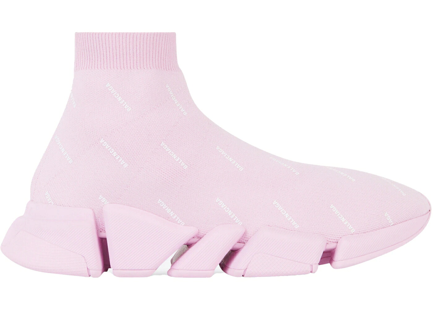 バレンシアガ スピード ニット ピンク 白色 ホワイト 2.0 WOMEN'S スニーカー レディース BALENCIAGA SPEED RECYCLED KNIT ALLOVER PINK (WOMEN'S) / PINK WHITE｜スニケス