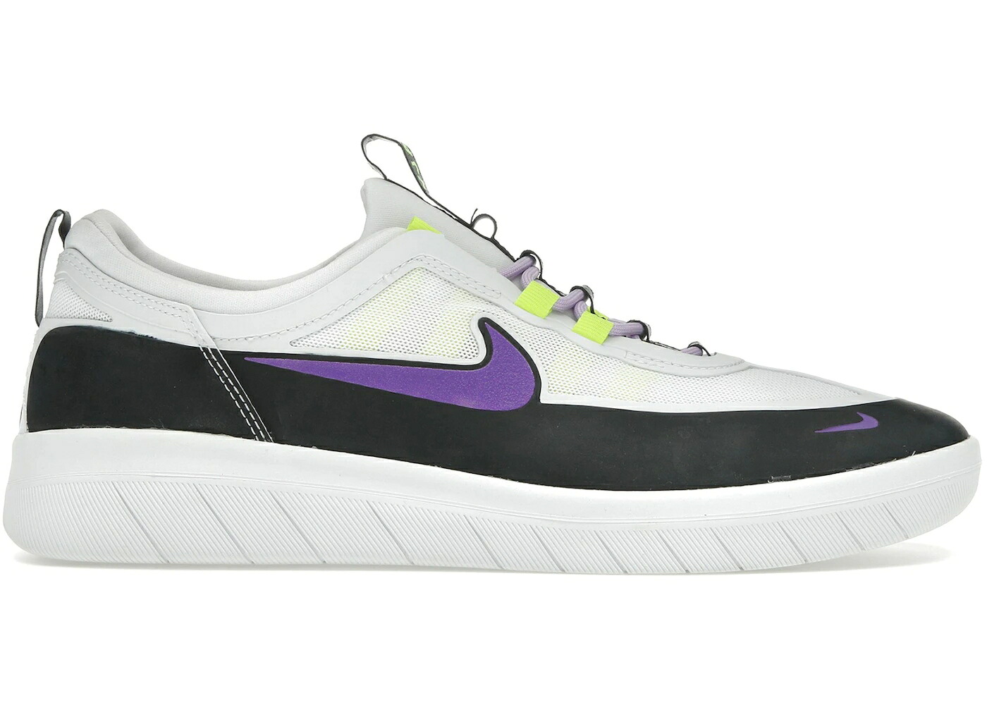 ナイキ エスビー 無償性 黒いこと 黒いこと ワイルド 白いこと 白いこと スニーカー メンズ NIKE SB NYJAH FREE 2 BLACK WILD BERRY / BLACK WILD BERRY WHITE LILAC