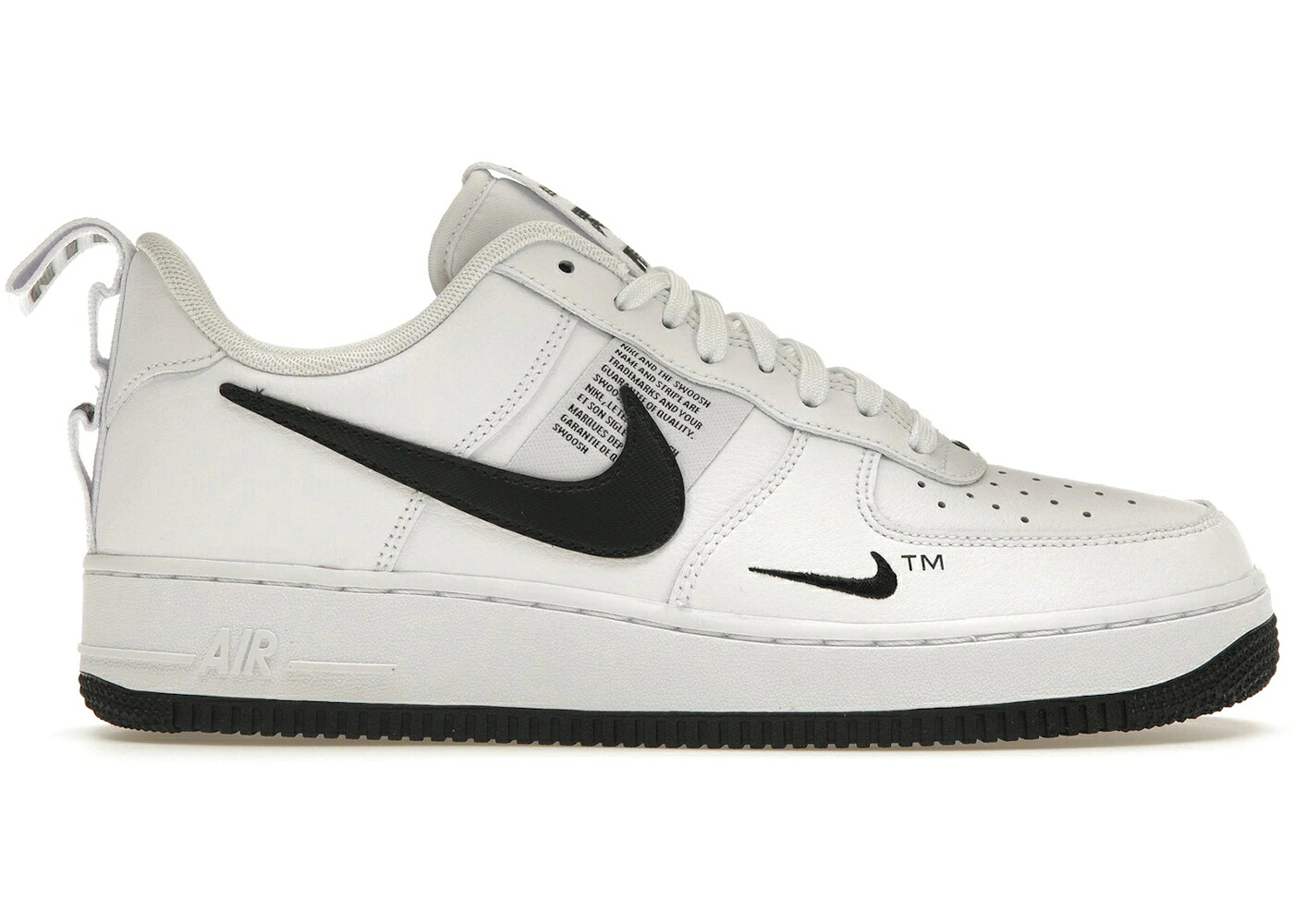 ナイキ 白いこと 白いこと 黒いこと 黒いこと 空軍 スニーカー メンズ NIKE AIR FORCE 1 LV8 UL UTILITY WHITE / WHITE WHITE BLACK