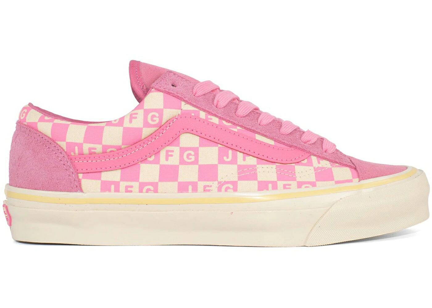 ヴァンズ バンズ ボルト ピンク 白色 ホワイト スニーカー メンズ VANS VAULT OG STYLE 36 LX JOE FRESHGOODS THE HONEYMOON STAGE PINK / PINK CHECKERBOARD OFF WHITE 44,200円