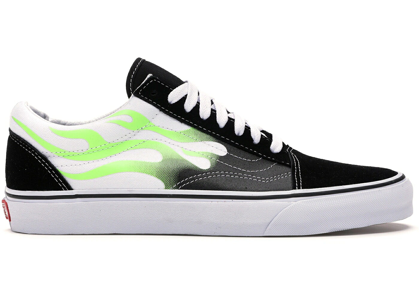 ヴァンズ バンズ 黒いこと 黒いこと 白いこと 白いこと 年寄りの学院 スニーカー メンズ VANS OLD SKOOL FLAME BLACK TRUE WHITE / BLACK TRUE WHITE