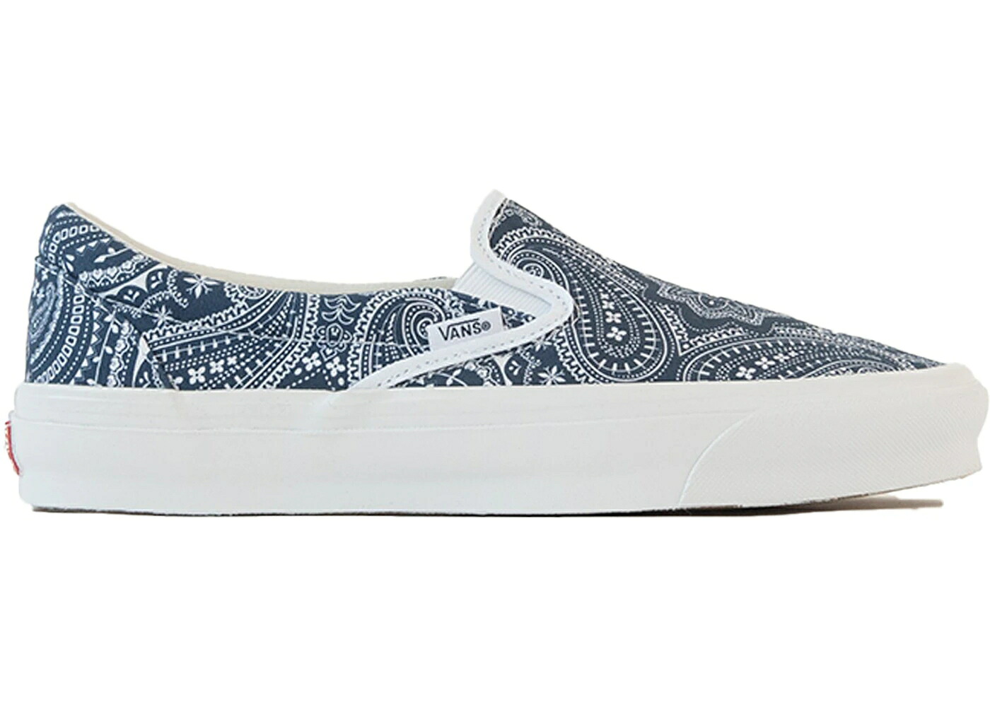 ヴァンズ バンズ スリッポン スニーカー メンズ VANS SLIP-ON KITH 10TH ANNIVERSARY PAISLEY GIBRALTER SEA / PAISLEY GIBRALTER SEA