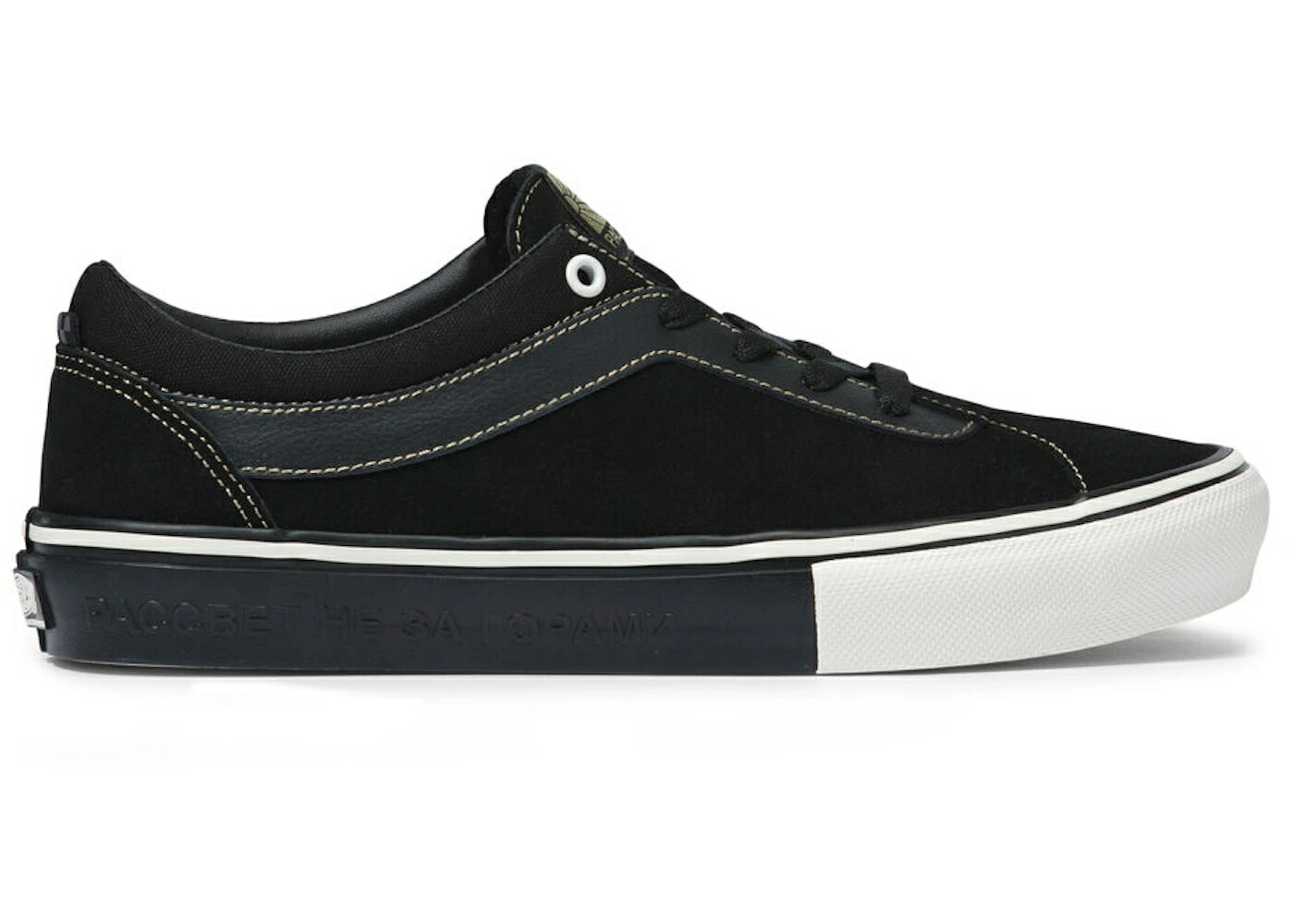 ヴァンズ バンズ スケート 黒色 ブラック スニーカー メンズ VANS SKATE BOLD RASSVET BLACK / BLACK BLACK｜スニケス 38,675円