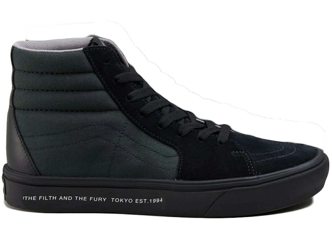 ヴァンズ バンズ 滑る御機嫌 黒いこと 黒いこと 薄墨色 薄墨色 スニーカー メンズ VANS SK8-HI COMFYCUSH NEIGHBORHOOD / BLACK BLACK GREY