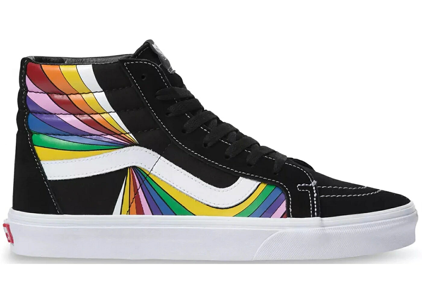 ヴァンズ バンズ スケートハイ 黒色 ブラック 白色 ホワイト スニーカー メンズ VANS SK8-HI REFRACT PACK BLACK WHITE / BLACK TRUE WHITE MULTI｜スニケス