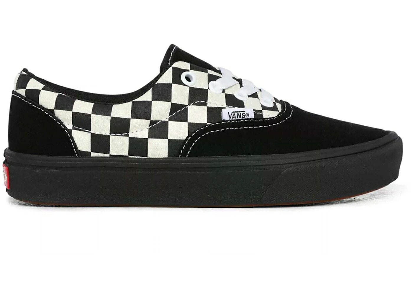 ヴァンズ バンズ 黒いこと 黒いこと 白いこと 白いこと スニーカー メンズ VANS ERA COMFYCUSH MIXED MEDIA CHECKERBOARD BLACK WHITE / ANTIQUE BLACK WHITE