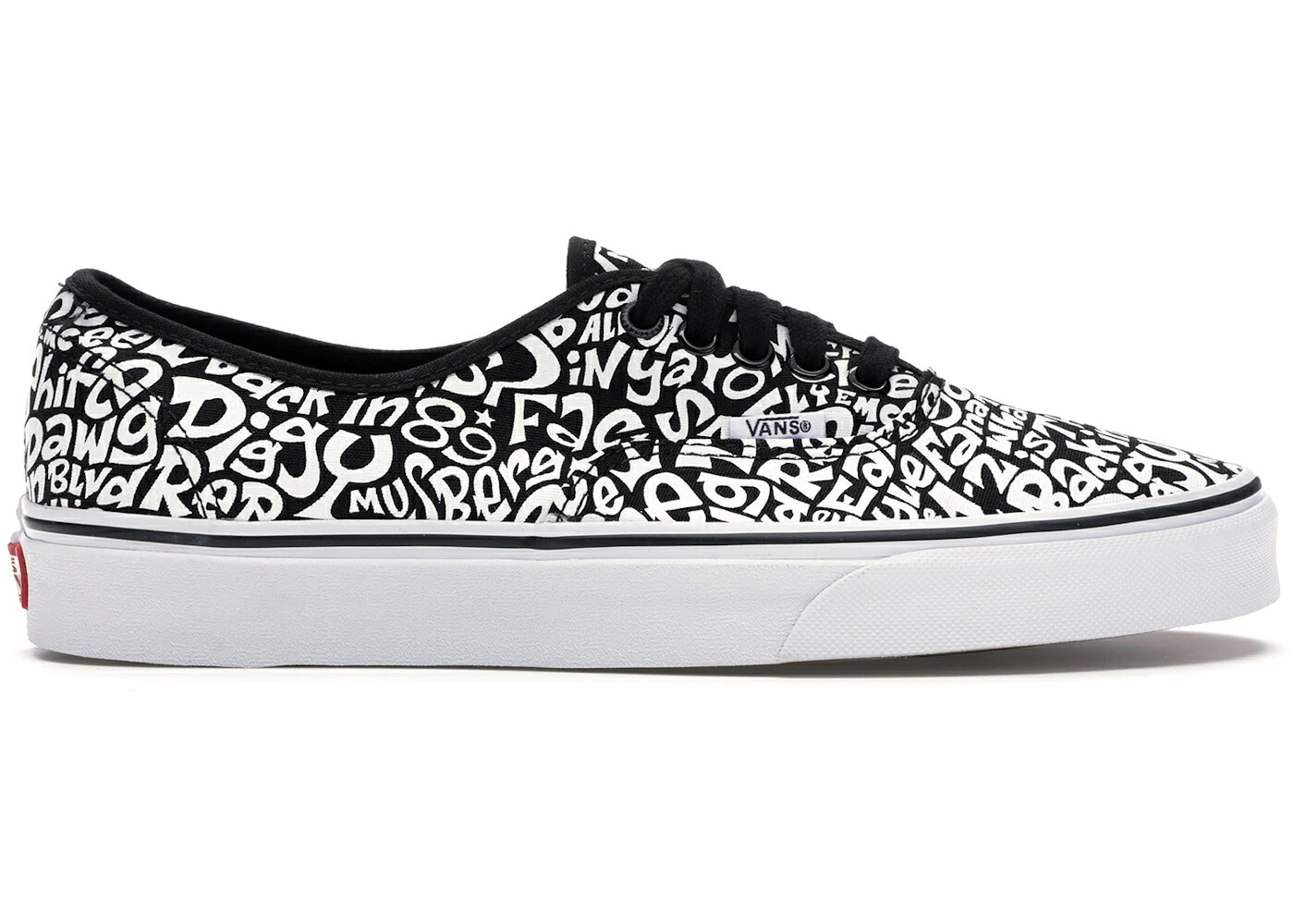 ヴァンズ バンズ オーセンティック 虎前日 黒いこと 黒いこと 白いこと 白いこと スニーカー メンズ VANS AUTHENTIC A TRIBE CALLED QUEST / BLACK WHITE