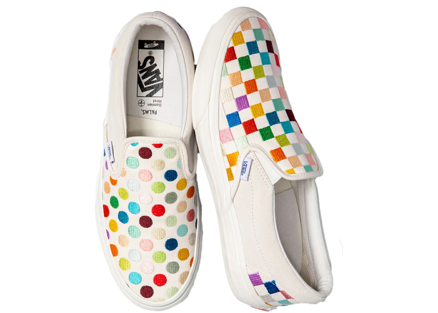 ヴァンズ バンズ クラシック スリッポン スニーカー メンズ VANS CLASSIC SLIP-ON VLT LX DAMIEN HIRST POLKA DOT CHECKERBOARD / POLKA DOT CHECKERBOARD