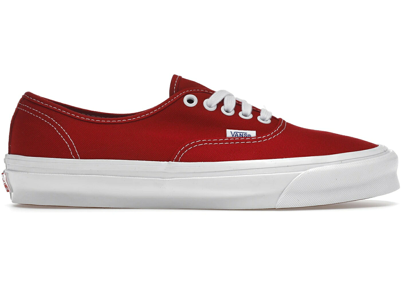 ヴァンズ バンズ オーセンティック 赤 赤いこと 白いこと 白いこと スニーカー メンズ VANS OG AUTHENTIC LX RED / RED TRUE WHITE
